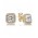Pandora Earring-14ct Gold Timeless Elegance Jewelry