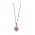 Pandora Necklace-Rose Pink Heart Jewelry