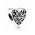 Pandora Charm-Frosted Heart Jewelry