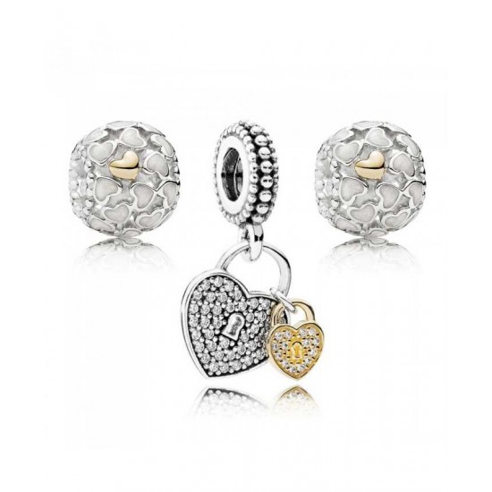 Pandora Charm-Love Locked Jewelry Discount US