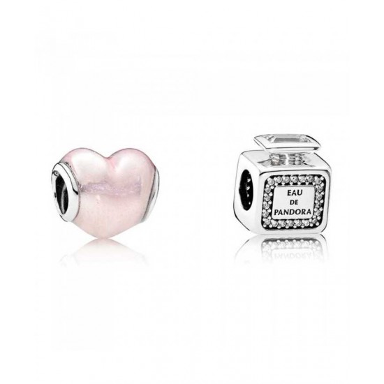 Pandora Charm-Signature Heart Jewelry