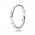 Pandora Ring-Silver Cubic Zirconia Narrow Band Jewelry
