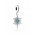 Pandora Charm-Silver Crystallised Snowflake Dropper Jewelry