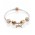 Pandora Bracelet-Rose Sparkling Bow Complete Jewelry