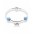 Pandora Bangle-Sky Blue Bow Complete Jewelry