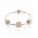 Pandora Bracelet-Rose Sparkling Butterfly Complete Jewelry