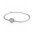 Pandora Bracelet-Silver Pave Heart Moments Jewelry