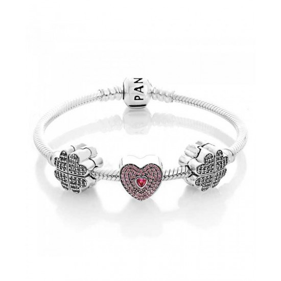 Pandora Bracelet-Sweet Petals Of Love Complete Jewelry