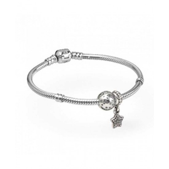 Pandora Bracelet-Twinkling Night Sky Complete Jewelry