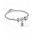 Pandora Bracelet-Pink Cz Love Dropper Complete Jewelry