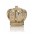 Pandora Charm-14ct Gold Diamond Crown Bead Jewelry