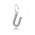 Pandora Charm-Sparkling Alphabet U Pendant Jewelry