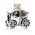 Pandora Charm-14ct Gold And Silver Carriage Bead Jewelry