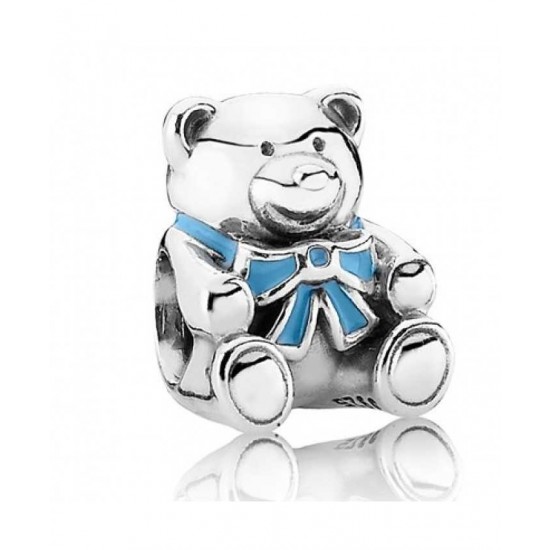 Pandora Charm-Silver Baby Boy Teddy Bear Jewelry