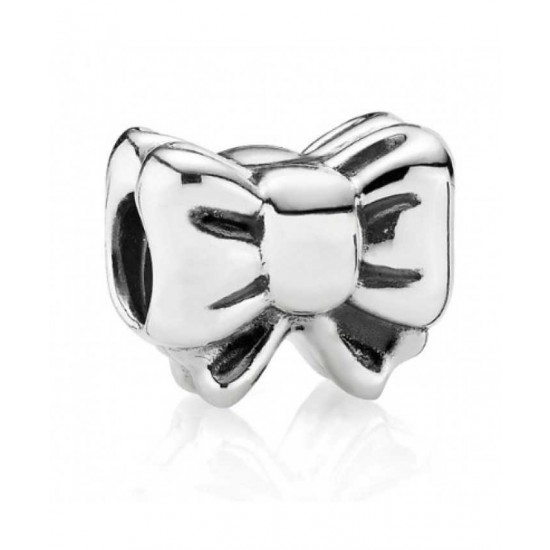 Pandora Charm-Silver Bow Bead Jewelry
