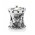Pandora Charm-Silver 14ct Gold Carousel Bead Jewelry