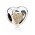Pandora Charm-Silver 14ct Gold Two Hearts In One Jewelry