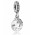 Pandora Charm-Silver Moon And Star Dropper Jewelry