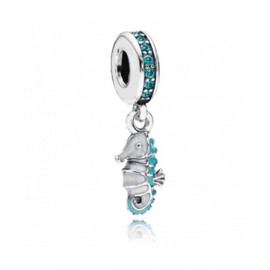 Pandora Charm-Tropical Seahorse Pendant Jewelry
