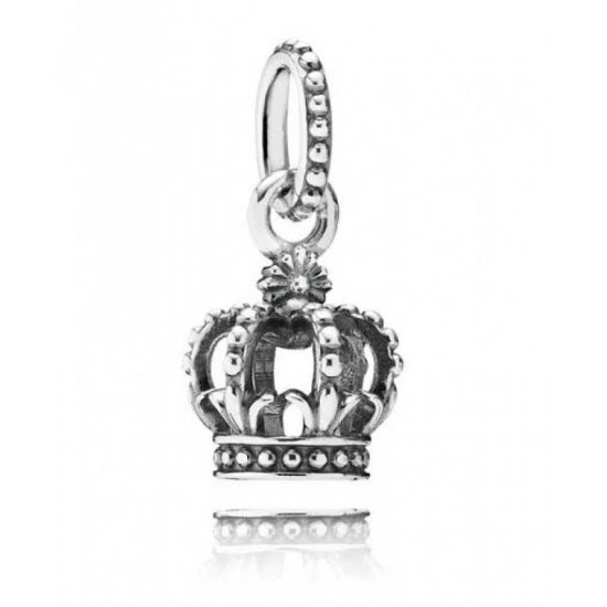 Pandora Charm-Silver Crown Dropper Jewelry