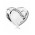 Pandora Charm-Silver Ribbon Of Love Cubic Zirconia Jewelry