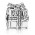 Pandora Charm-Silver Sparkling Present Bead Jewelry