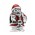 Pandora Charm-Silver Red Enamel Santa Bead Jewelry