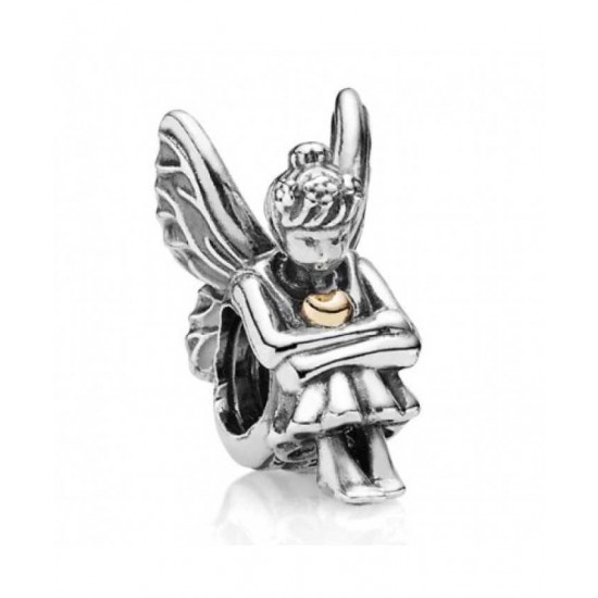 Pandora Charm-Silver 14ct Gold Fairy Pixie Jewelry