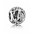 Pandora Charm-Silver Cubic Zirconia Vintage A Swirl Jewelry