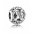 Pandora Charm-Silver Cubic Zirconia Vintage N Swirl Jewelry