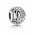 Pandora Charm-Silver Cubic Zirconia Vintage Q Swirl Jewelry