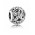 Pandora Charm-Silver Cubic Zirconia Vintage R Swirl Jewelry