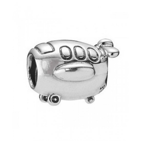 Pandora Charm-Sterling Silver Aeroplane Jewelry