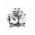 Pandora Charm-Silver 14ct Gold Swan Embrace Jewelry