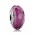 Pandora Bead-Sterling Silver Purple Faceted Murano Glass Jewelry