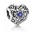Pandora Charm-Silver September Birthstone Signature Heart Jewelry