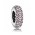 Pandora Spacer-Silver Fancy Pink Cubic Zirconia Jewelry