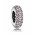 Pandora Spacer-Silver Fancy Pink Cubic Zirconia Jewelry