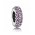 Pandora Spacer-Silver Fancy Purple Cubic Zirconia Jewelry