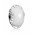 Pandora Bead-Sterling Silver White Facted Murano Glass Jewelry