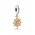 Pandora Charm-Silver 14ct Gold Lace Botanique Jewelry Sale Online