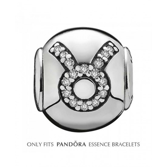 Pandora Charm-Essence Silver Taurus Jewelry Sale Online