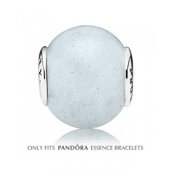 Pandora Charm-Essence Silver Aquamarine Loyalty Bead Jewelry