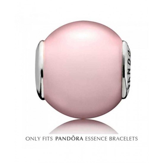 Pandora Charm-Essence Silver Rose Quartz CaRing Jewelry