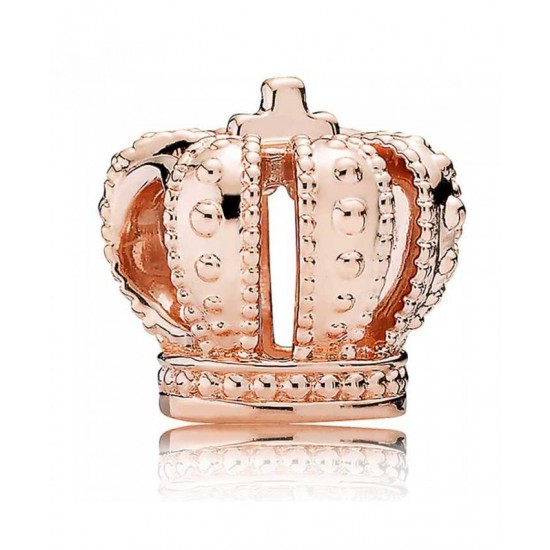 Pandora Charm-Rose Royal Crown Jewelry Outlet Online