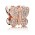 Pandora Charm-Rose Sparkling Butterfly Jewelry