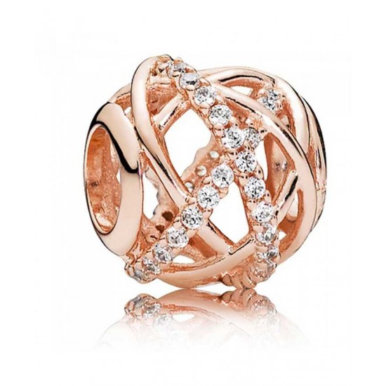 Pandora Charm-Rose Galaxy Cubic Zirconia Outlet Store