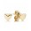 Pandora Earring-14ct Plain Heart Stud Jewelry Online Shop