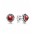 Pandora Earring-Silver January Birthstone Garnet Stud Jewelry