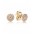 Pandora Earring-14ct Gold Radiant Elegance Jewelry